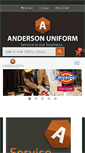 Mobile Screenshot of andersonuniform.com